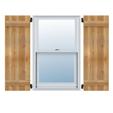 Joined Board-n-Batten Shutters, Rough Sawn Western Red Cedar, 16 1/8W X 23H